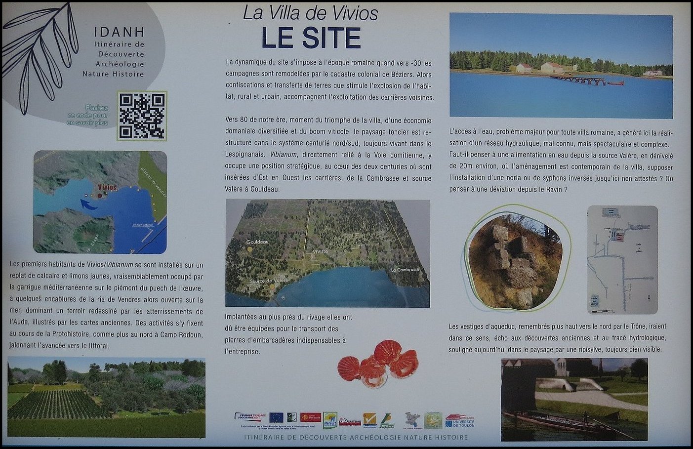 Panneau explicatif actuel Vivios entr&eacute;e site