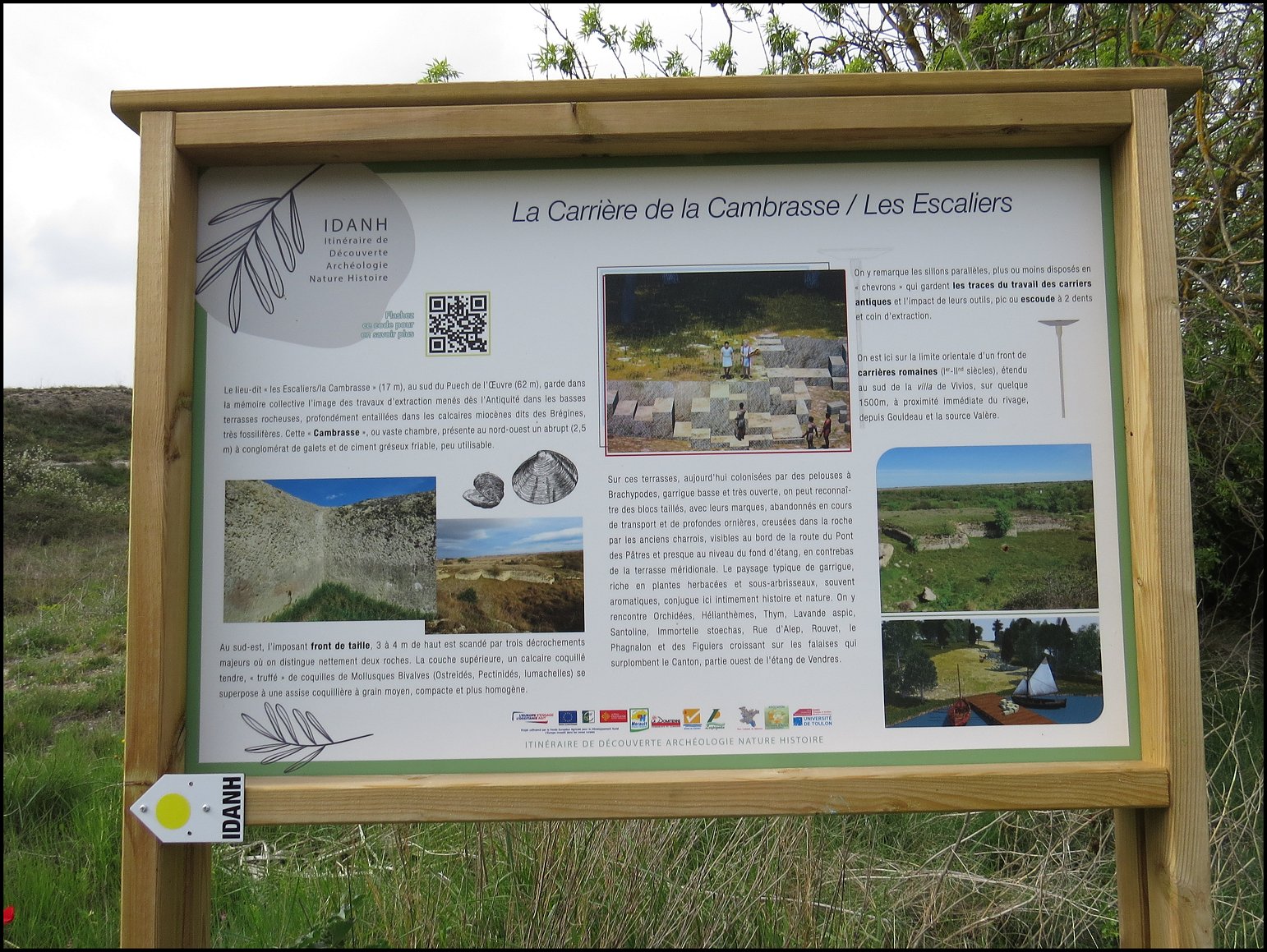 Panneau explicatif La cambrasse 2