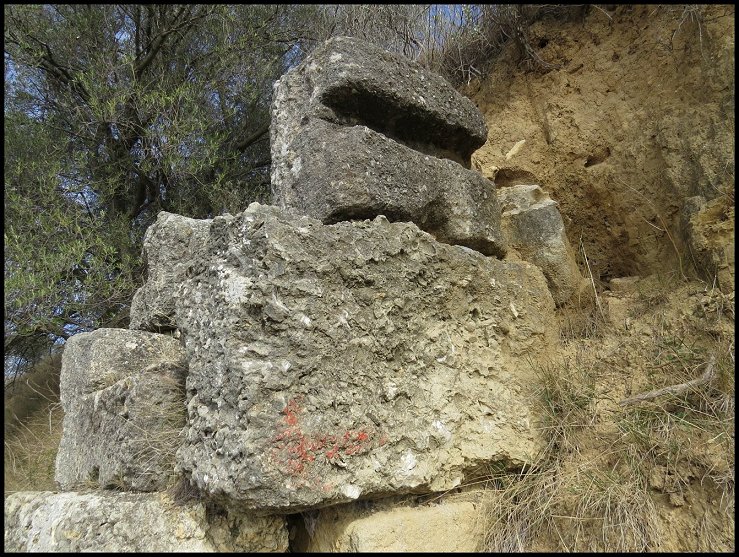 Trone, vue latérale droite détail